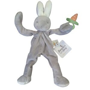 Bunnies by the Bay "Bloom Silly Buddy" Plush Rattle, NWT